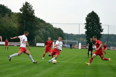 Puchar Polski: HURAGAN II - Płomień Przyprostynia 3:3 (0:1) k. 5:4	