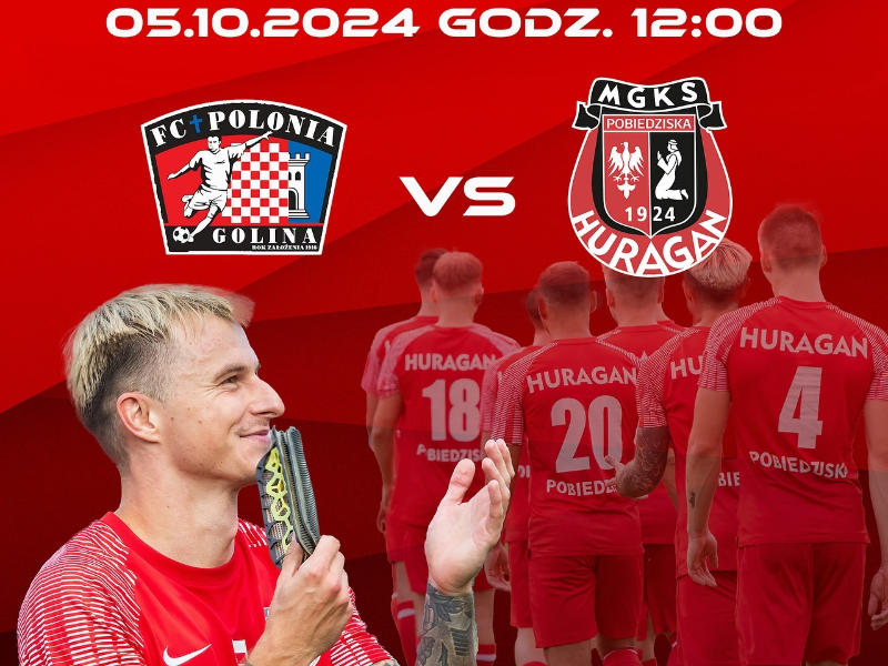 Zapowiedź - sobota, 12:00, Polonia Golina - HURAGAN