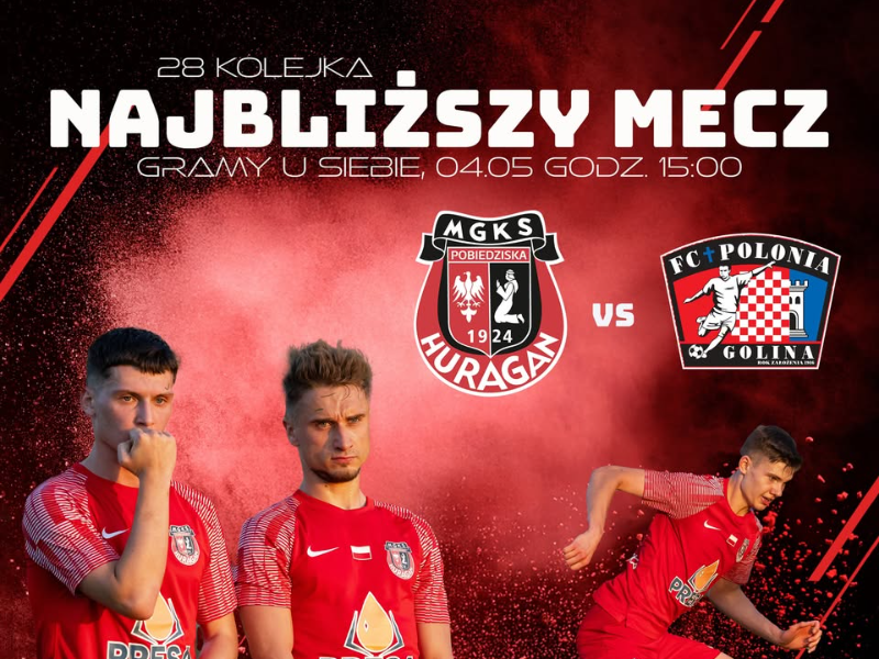 Zapowiedź - sobota, 15:00, HURAGAN - Polonia Golina