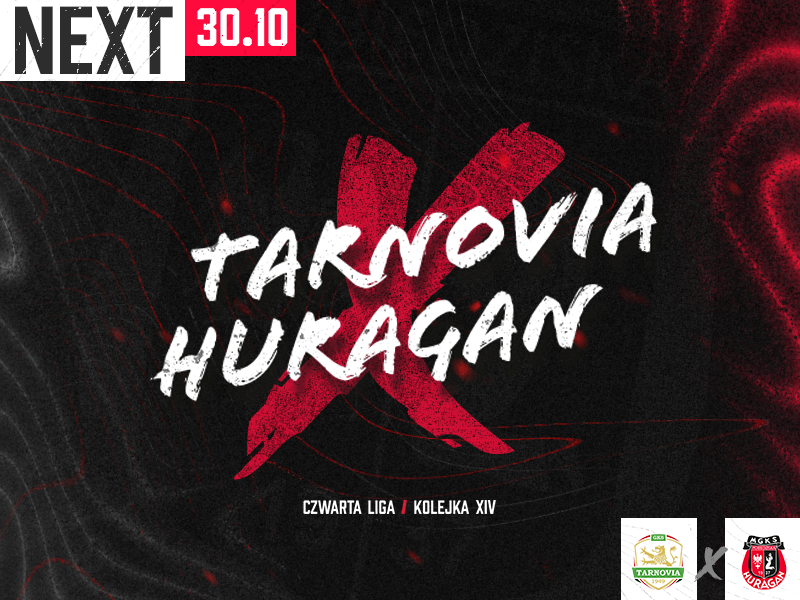Zapowiedź - sobota, 14:00, Tarnovia Tarnowo Podgórne - HURAGAN